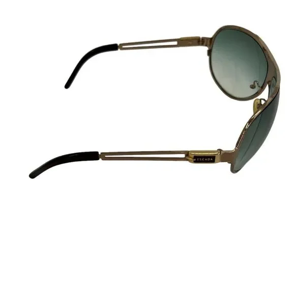Vintage Escada Gold Aviator Sunglasses Style SES633 Unisex